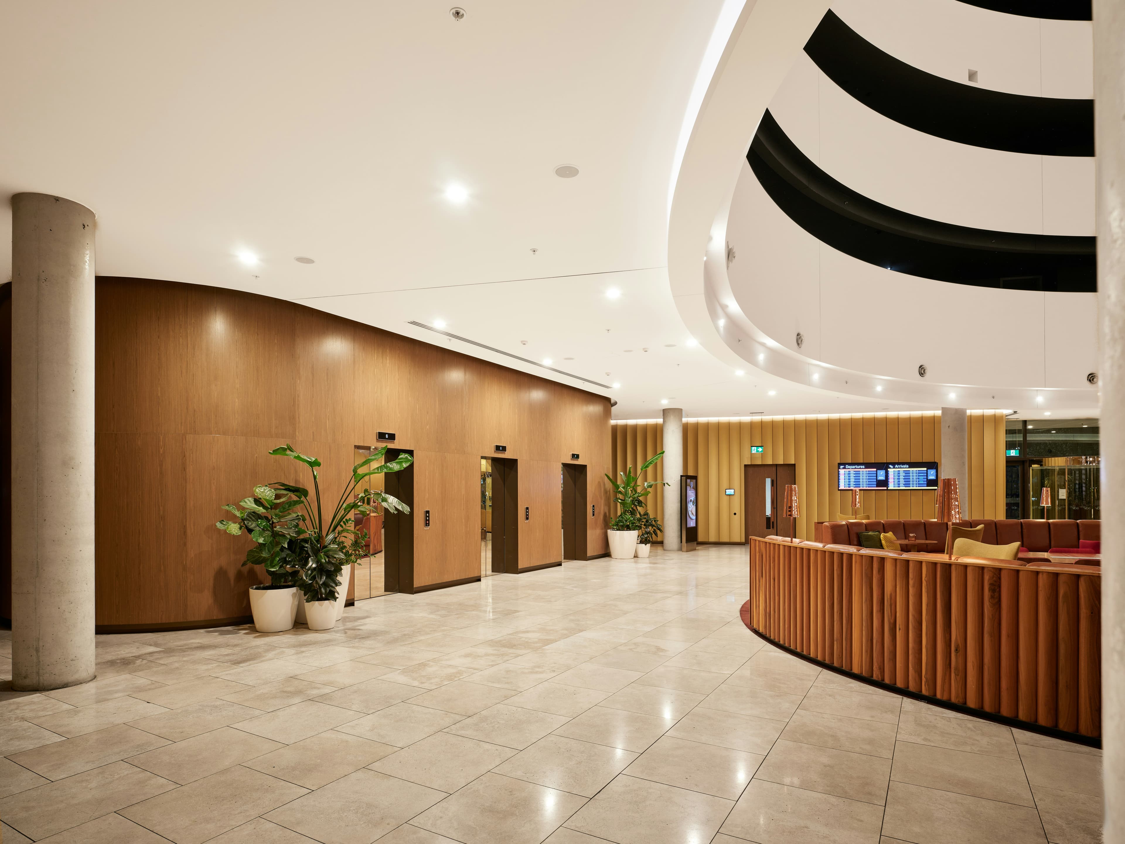 Premium commercial lobby environment