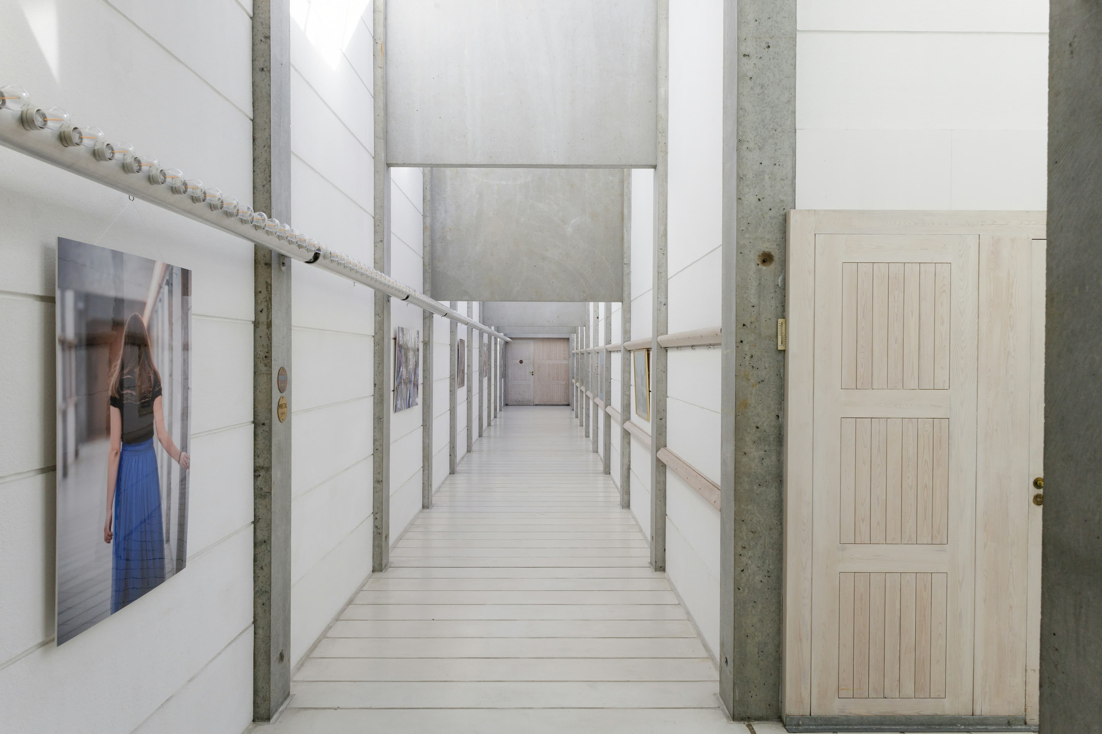 Well-maintained property corridor